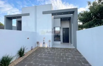 Casa para venda em cascavel, santa cruz, 3 dormitórios, 1 suíte, 2 banheiros, 2 vagas