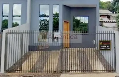 Casa para venda em cascavel, brasilia, 3 dormitórios, 1 suíte, 2 banheiros, 2 vagas