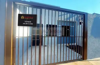 Casa para venda em cascavel, siena, 2 dormitórios, 1 banheiro, 2 vagas