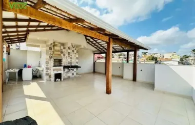 Cobertura com 3 quartos à venda na rua dos bororós, --, santa mônica, belo horizonte por r$ 585.000