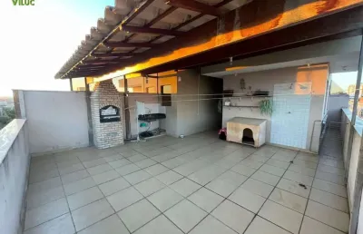 Cobertura com 3 quartos à venda na rua cantor luiz gonzaga, --, castelo, belo horizonte por r$ 950.000