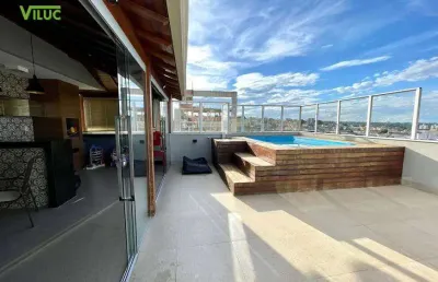 Cobertura com 3 quartos à venda na rua castelo de lisboa, --, castelo, belo horizonte por r$ 1.150.000
