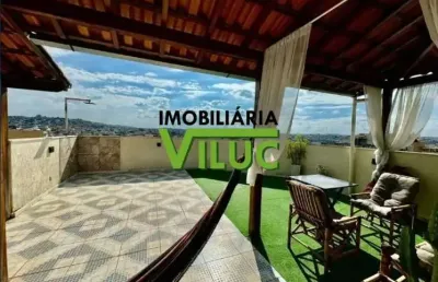 Cobertura com 3 quartos à venda na rua wiver hernandes da silva, --, manacás, belo horizonte por r$ 630.000