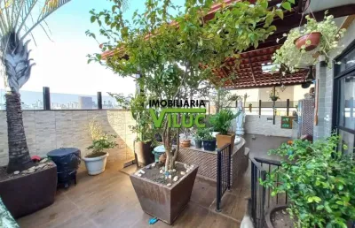 Cobertura com 4 quartos à venda na rua castelo de edimburgo, --, castelo, belo horizonte por r$ 950.000