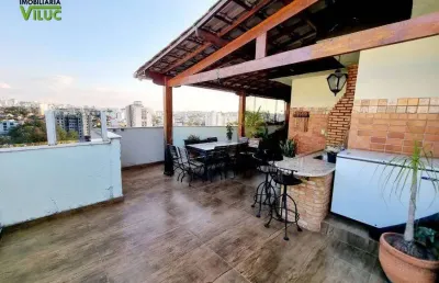 Cobertura com 3 quartos à venda na rua maria cândida de jesus, --, jardim paquetá, belo horizonte por r$ 950.000