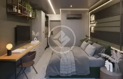 Flat com 1 quarto à venda no Cabo Branco, João Pessoa 