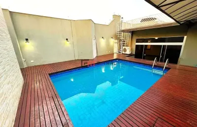Cobertura a venda no edifício costa do caribe, centro, londrina - 4 quartos (2 suíte )- piscina - c