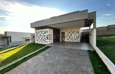 Casa a venda no condomínio parque tauá  araçari fase1, 3 quartos sendo uma suíte - área gourmet - v