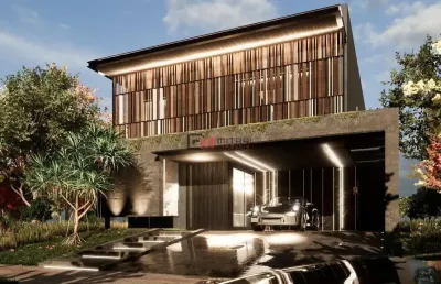 Sobrado à venda tauá - araguari, 3 suítes, área goumet e piscina, jardim morumbi, londrina, pr