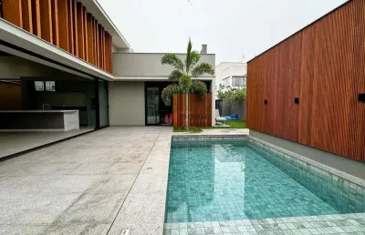 Casa térrea alphaville 2 em condomínio à venda, vivendas do arvoredo, londrina, pr