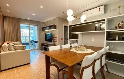 Apartamento 2 suítes à venda - totalmente mobiliado - 2 vagas de garagem - torreville - gleba palha