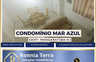 Casa em condomínio 3 quartos(2 suítes)-sahy-mangaratiba-rj