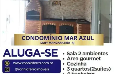 Casa em condomínio fechado com 3 quartos para alugar na Avenida Vale Do Sahy, Sahy, Mangaratiba