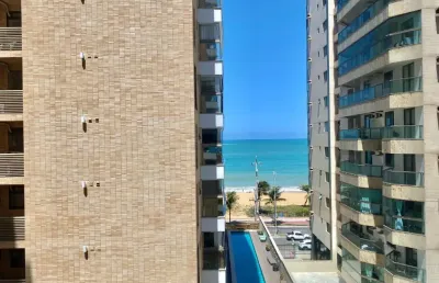 Apto  quartos com 2 suites e 3 vagas na orla da praia