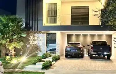 Casa em condomínio para venda em várzea grande, florais da mata, 4 dormitórios, 4 suítes, 2 banheiros, 2 vagas