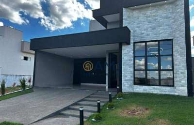 Casa em condomínio fechado com 3 quartos à venda na Alameda Bélgica, Terras Alpha Residencial 1, Senador Canedo