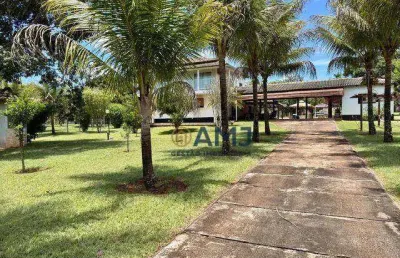 Chácara com 5 dormitórios à venda, 5000 m² por r$ 1.350.000,00 - sítio de recreio paraíso tropical - goiânia/go