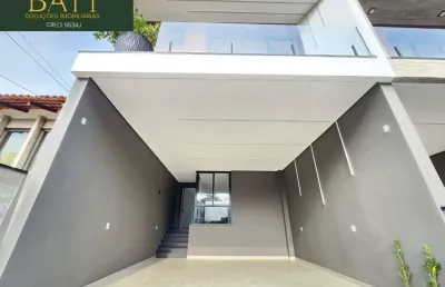 Sobrado à venda em joinville-sc, anita garibaldi: 03 suítes, 02 salas, 4 vagas, 205,57m². aproveite!