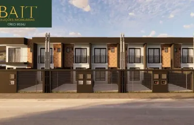 Sobrado geminado novo a venda 2 suítes bairro comasa joinville sc