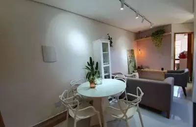 Apartamento com 2 dormitórios à venda, 38 m² por r$ 320.000,00 - vila scarpelli - santo andré/sp