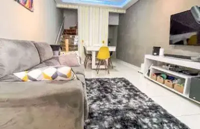 Sobrado com 2 dormitórios à venda, 123 m² por r$ 649.000,00 - vila linda - santo andré/sp
