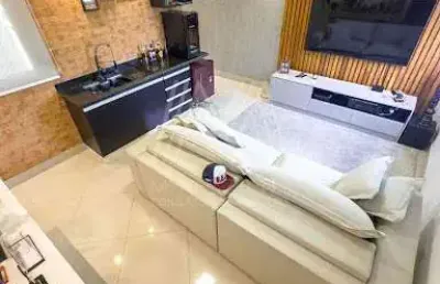 Cobertura com 2 dormitórios à venda, 120 m² por r$ 825.000,00 - casa branca - santo andré/sp
