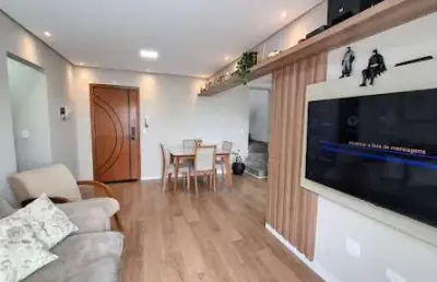 Cobertura com 2 dormitórios à venda, 100 m² por r$ 657.000,00 - jardim paraíso - santo andré/sp