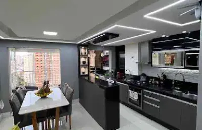 Apartamento com 2 dormitórios à venda, 72 m² por r$ 729.000,00 - vila valparaíso - santo andré/sp
