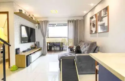 Sobrado com 2 dormitórios à venda, 136 m² por r$ 750.000,00 - campestre - santo andré/sp