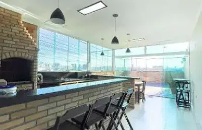 Cobertura à venda, 176 m² por r$ 795.000,00 - vila floresta - santo andré/sp
