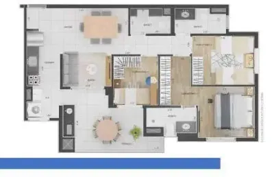 Apartamento com 3 dormitórios à venda, 75 m² por r$ 689.000,00 - campestre - santo andré/sp