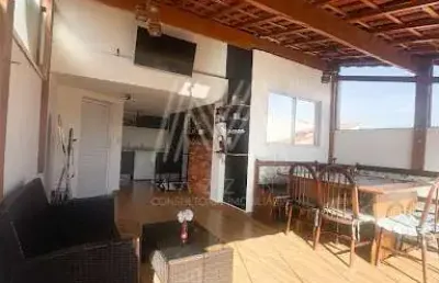Cobertura com 2 dormitórios à venda, 76 m² por r$ 470.000,00 - parque das nações - santo andré/sp