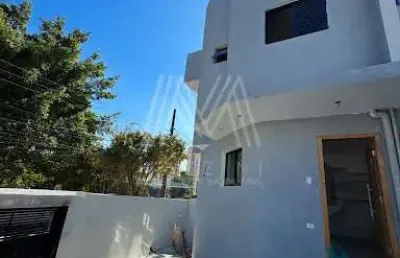 Sobrado com 2 dormitórios à venda, 100 m² por r$ 689.000,00 - parque erasmo assunção - santo andré/sp