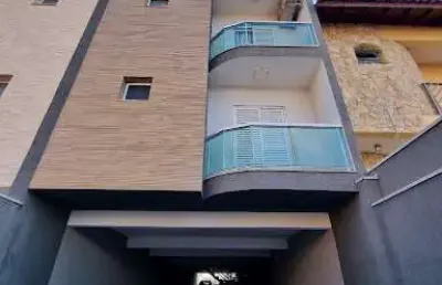 Cobertura com 2 dormitórios à venda, 68 m² por r$ 620.000,00 - vila humaitá - santo andré/sp