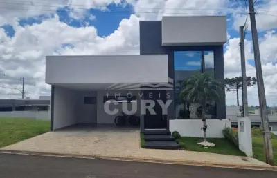 Casa em condomínio fechado com 3 quartos à venda no Contorno, Ponta Grossa 