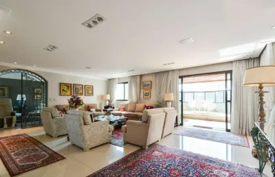 Apartamento tipo para venda em jardim anália franco com 4 quartos, sendo 4 suítes, 374m²