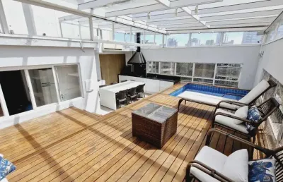 Cobertura para venda em vila andrade com 4 quartos, sendo 2 suítes, 244m²