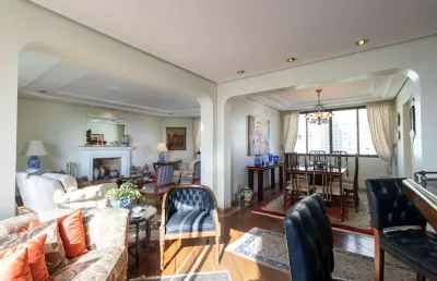 Apartamento tipo para venda em campo belo com 4 quartos, sendo 2 suítes, 255m²