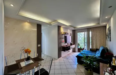 Apartamento tipo para venda em campo grande com 3 quartos, 64m²