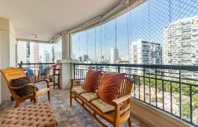 Apartamento tipo para venda em brooklin com 4 quartos, sendo 3 suítes, 200m²