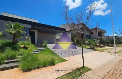 Casa de condomínio fechado ,com 4 dormitórios à venda, 280 m² por r$ 2.490.000 - loteamento parque dos alecrins - campinas/sp