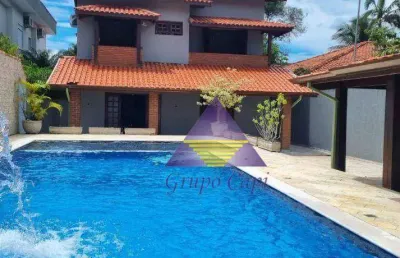 Casa no condomínio morada da praia ,com 4 dormitórios à venda por r$ 2.650.000 - caiubura - bertioga/sp