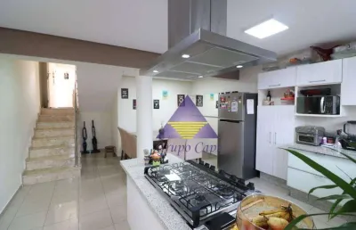 Lindo sobrado com 3 dormitórios à venda, 217 m² por r$ 1.230.000 - jardim novo horizonte - valinhos/sp