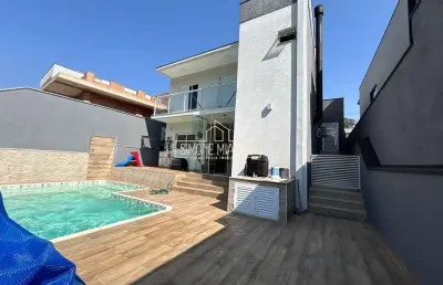 Casa para venda, residencial floresta de são vicente, 3 dormitórios, 3 suítes, 5 banheiros, 2 vagas