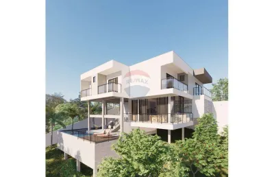 Casa em meio à natureza com 3 suítes em projeto linear