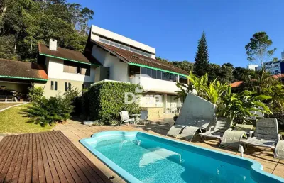Casa com 5 dormitórios à venda, 418 m² por r$ 3.980.000,00 - joão paulo - florianópolis/sc