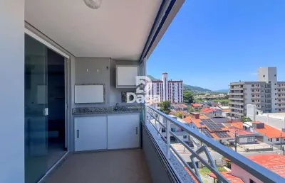 Incrível apartamento com vista mar no saco dos limões