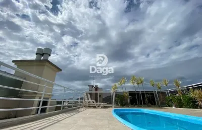 Linda cobertura com piscina no córrego grande, florianópolis/sc