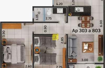 Apartamento com 2 dormitórios à venda, 48 m² por r$ 229.000,00 - bom jardim - juiz de fora/mg