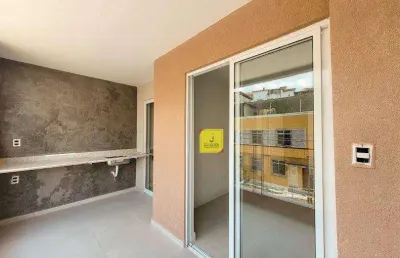 Aptos com 2 quartos, suíte, varanda gourmet, garagem e elevador no santa catarina